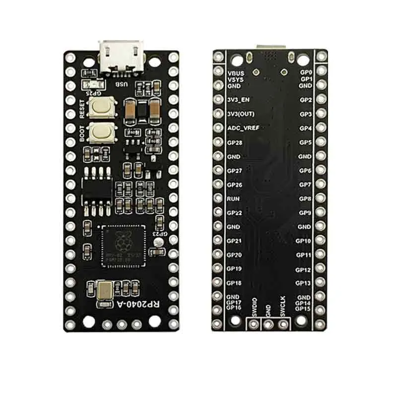 Raspberry Pi Pico Board com Interfaces Digitais Flexíveis, Placa de Desenvolvimento Microcontrolador de Alto Desempenho, RP2040-A