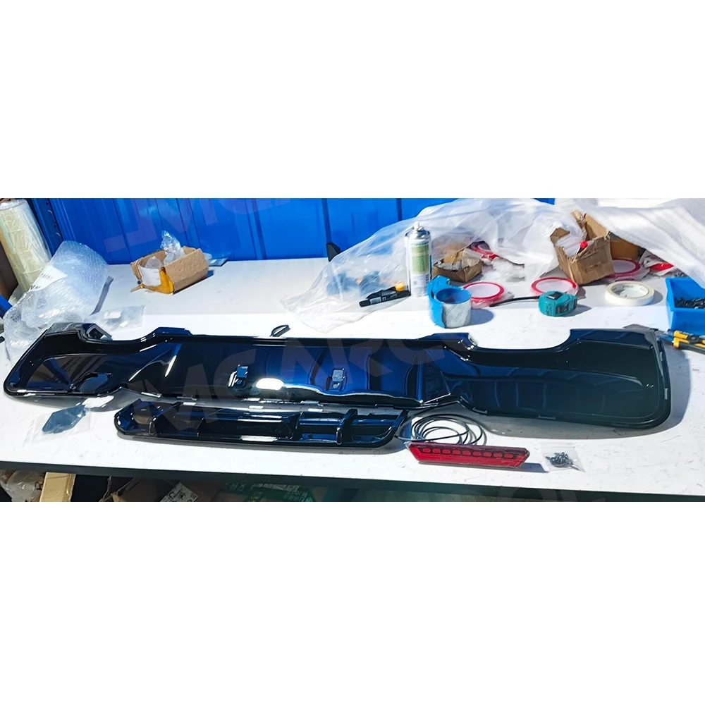 ABS Rear Bumper Diffuser Spitter Body Kits For BMW 1 Serise F20 M Sport 2012-2014 Rear Diffuser Cars Accessories Body Kits