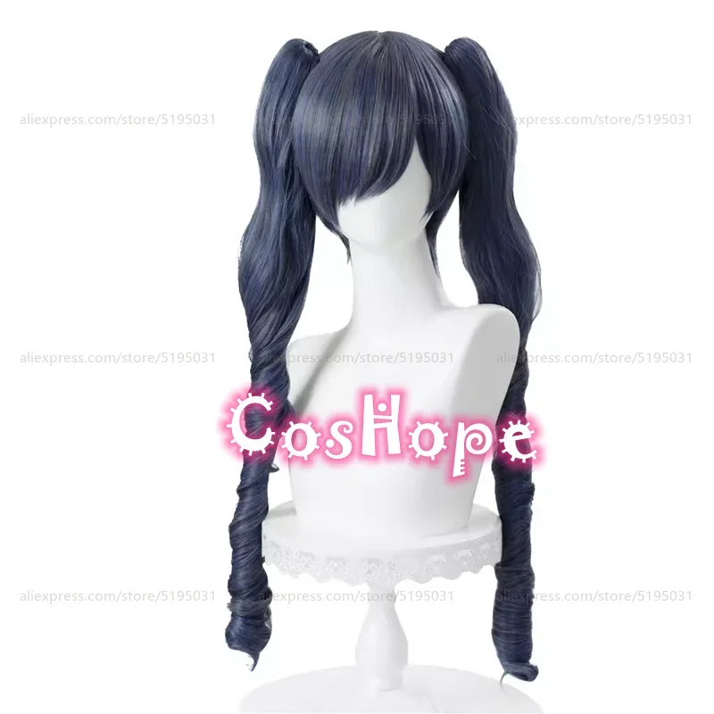 Ciel Phantomhive Cosplay Wig Women Long Grey Blue Wig Cosplay Anime Cosplay Wig Heat Resistant Synthetic Wigs