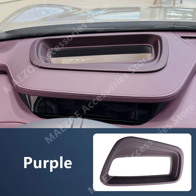 For XIAOMI SU7 2024 HUD Protective Frame,Instrument Panel Interior Decoration Automotive Accessories Refit