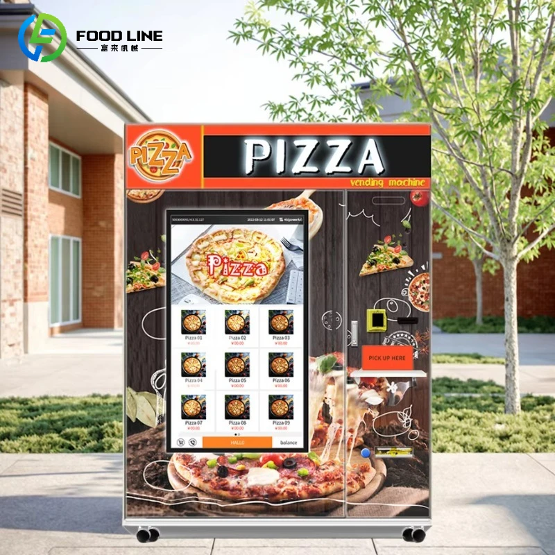 

FOODLINE Vending Machine Supplier Pizza Automata Smart Vending Machine Automatic Pizza Fast Food Pizza Vending Machine