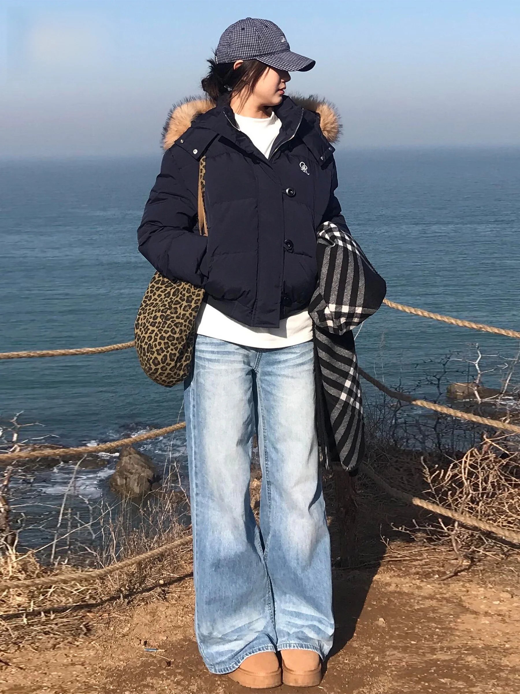 

American Style Blue Washed Wide Leg Jeans Women's Loose Slim Straight Cut Trousers Casual Spring Summer New Arrival
