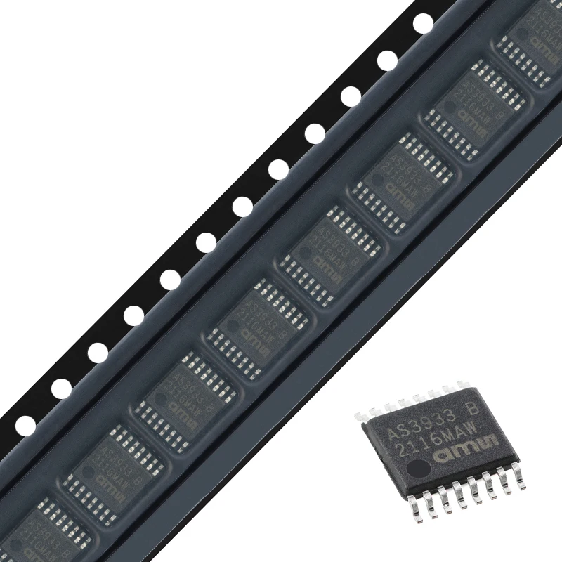 5Pcs/1pc AS3933-BTST TSSOP-16 3-Channel Low-Power ASK Receiver Low-Frequency Wake-Up Receiver Chip