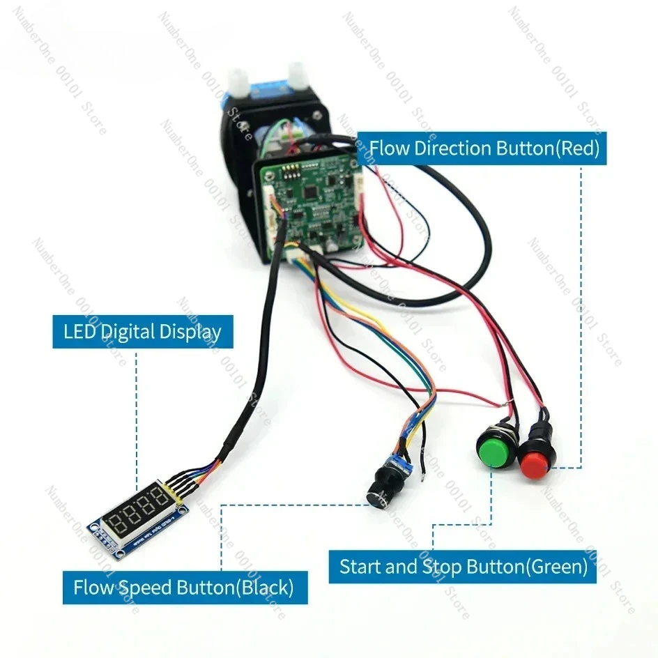 Peristaltic Pump Stepper Motor Belt Drive 12v Water Pump Lab Small 24 Volt Controller High Flow Metering Pump
