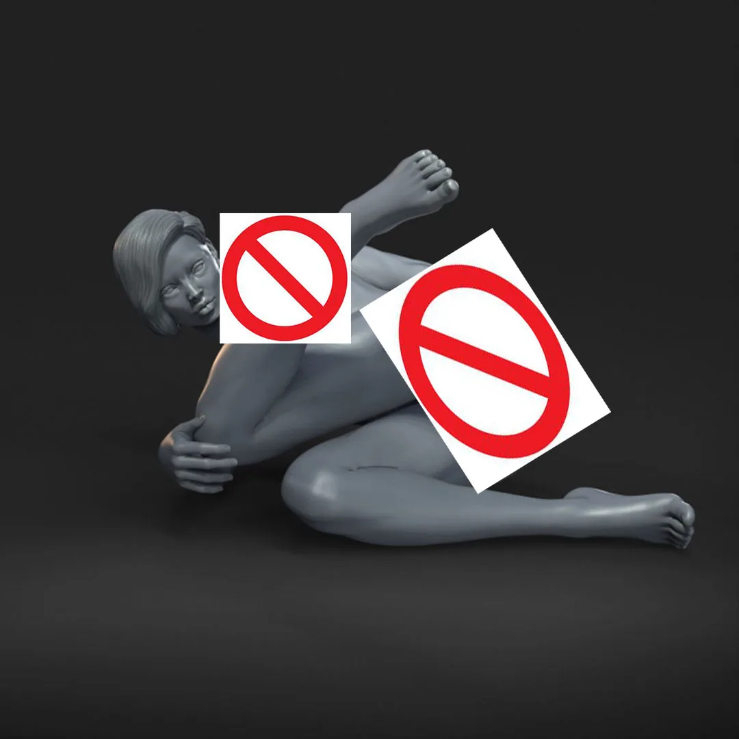 

(1/35 = 50mm, 1/24 = 75mm, 1/18 = 100mm, 1/16 = 120mm)3d printed, NSFW,GK miniature model resin dummy,unassembled unpainted kit