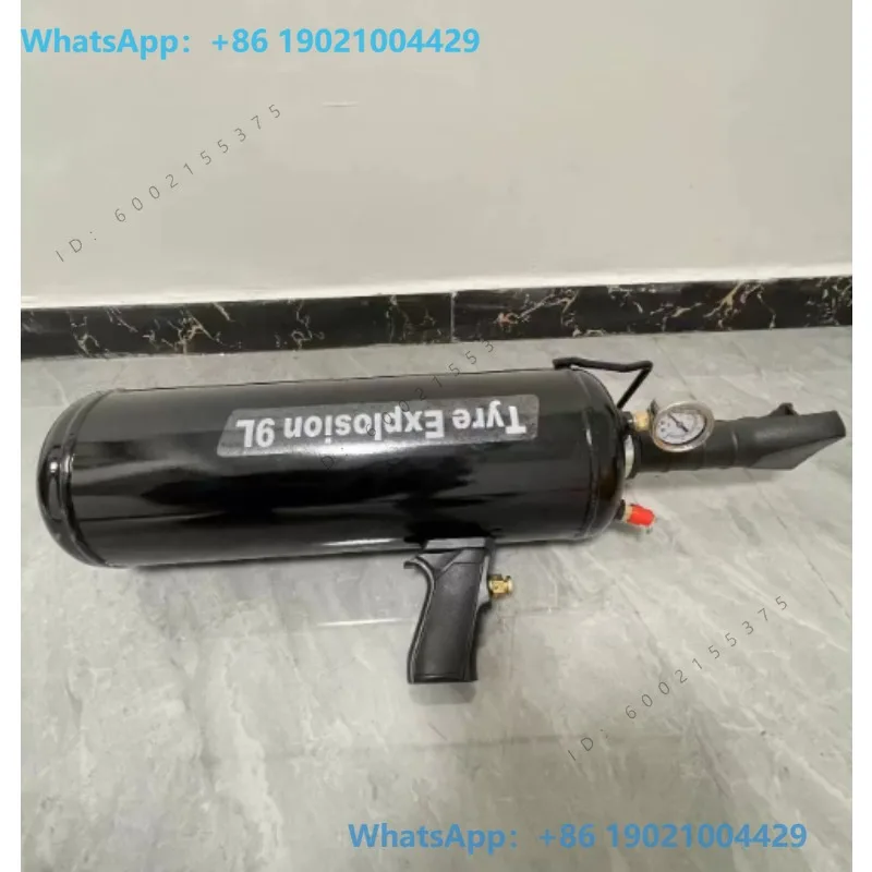 Car Vacuum Tire Burst Charger,  Sealer Fast Inflatable Cylinder Burst Charger for Tire Repair