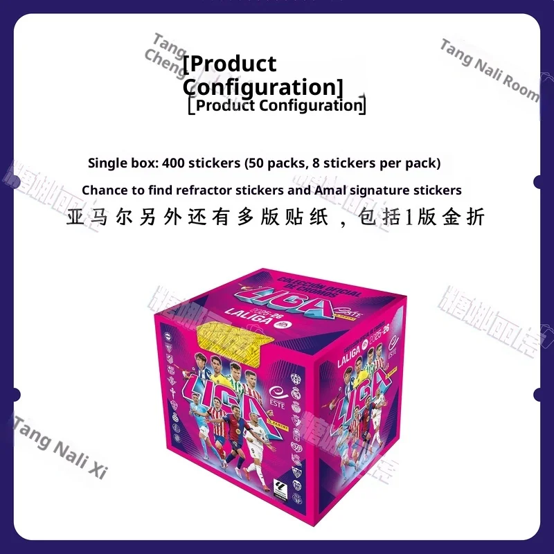 Segunda edición - pegatinas panini para la liga oriental 2025-2026 - colección de pegatinas oficiales (caja de 50 sobres)