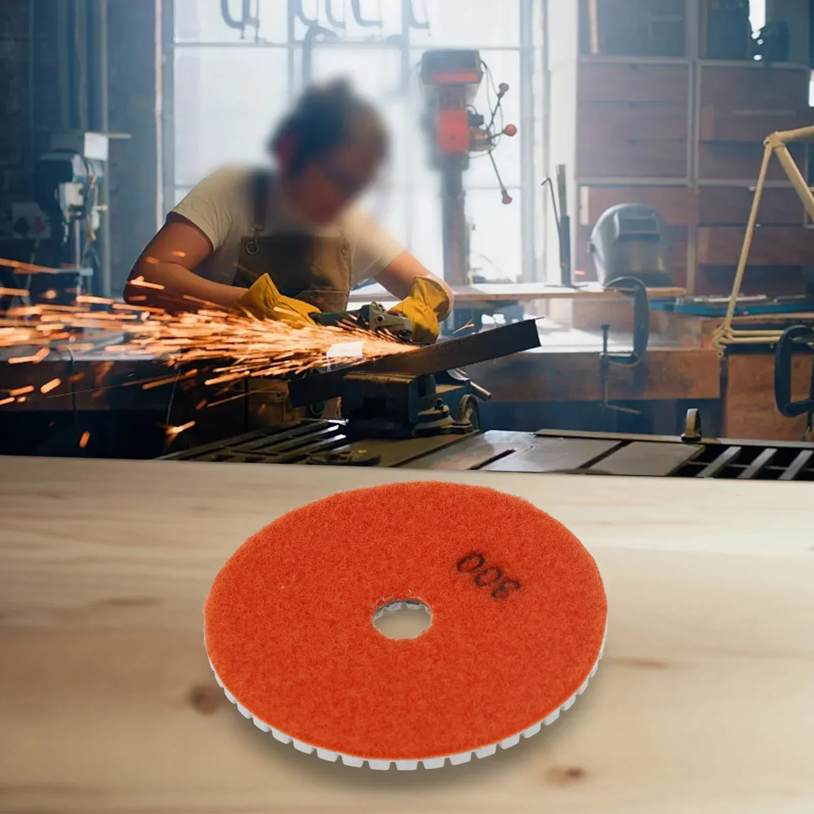 1pcs 100mm Diamond Polishing Pad Wet Dry Buff Disc Abrasive For Sanding Marble Granite Concrete Grinding Countertop Stone