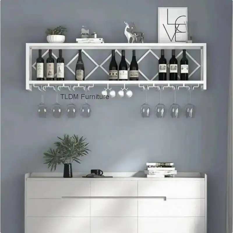 

Cabinet Rustic Cabinet Wine Cabinet Luxury Storage Display Antique Wine Bakers Tall Wall Lighted Metal Szafka Bar Decoration