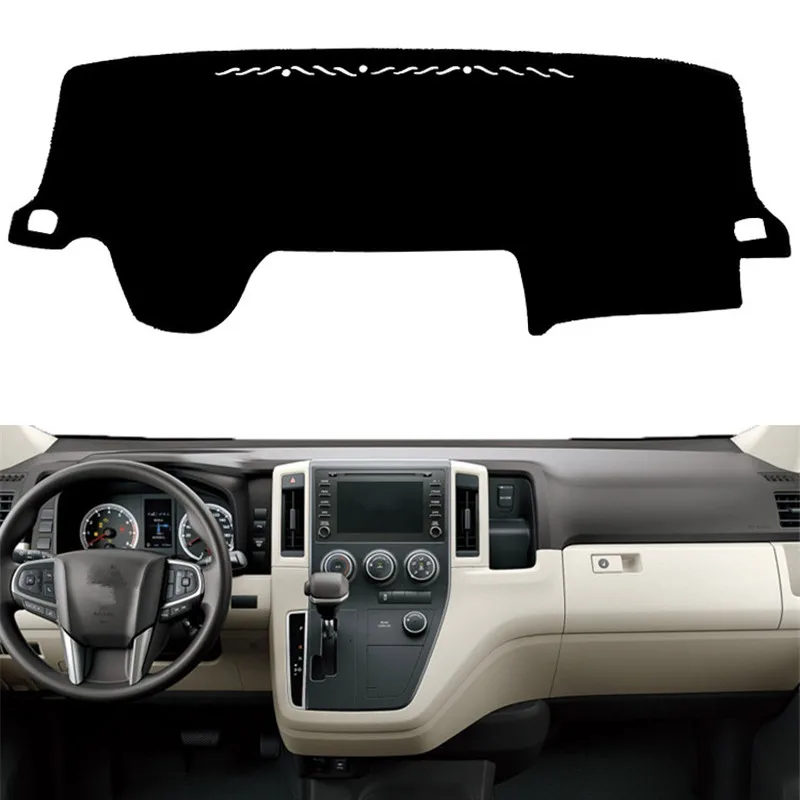 Car Accessories For Toyota Hiace H300 GranAce Commuter Majesty 2019-2024 Dashboard Cover Dash Board Mat Dashmat Sunshield Carpet 3