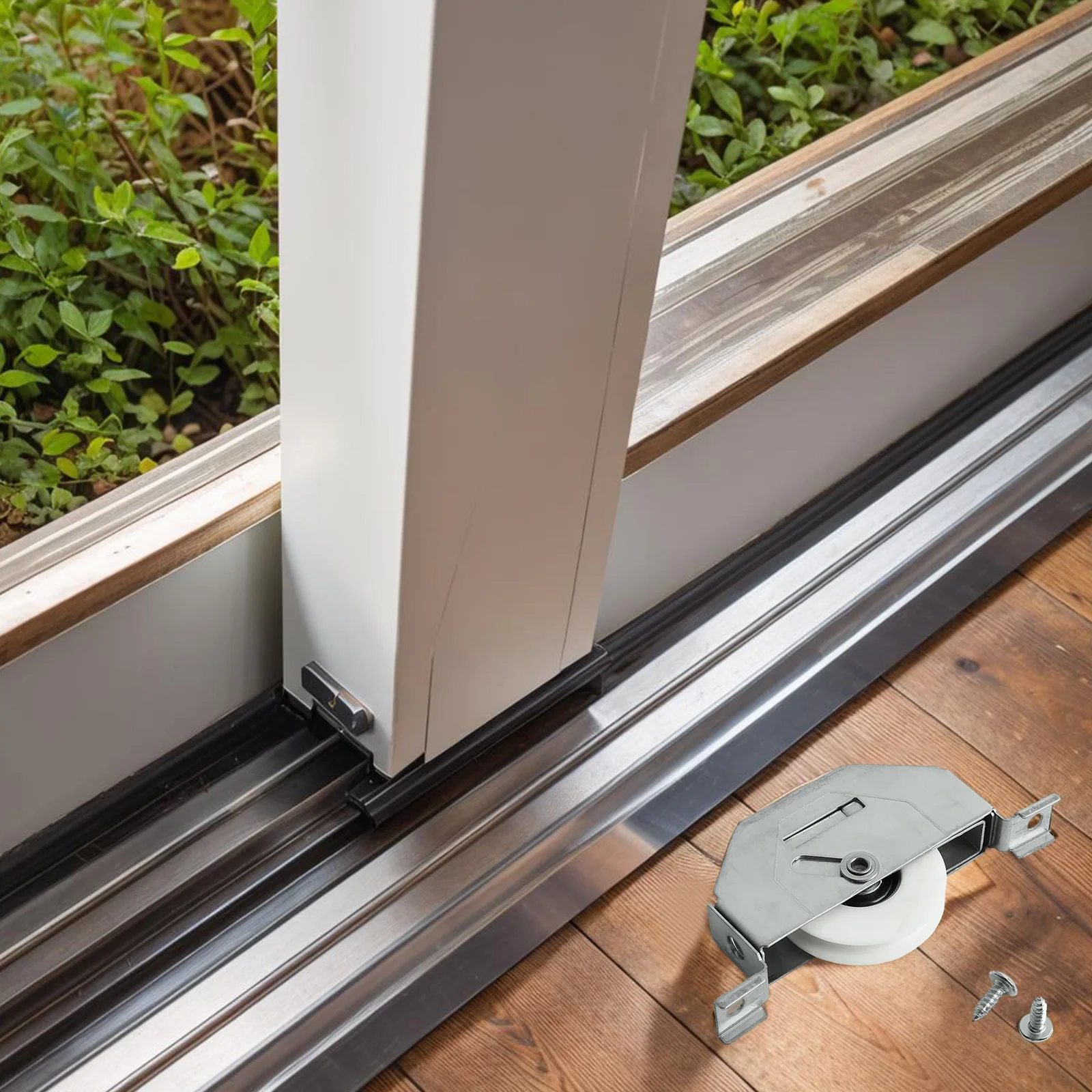 Sliding System Nylon Wheel Roller Easy Installation Sliding Pulley Bearing Commercial Use Quiet Sliding Experience