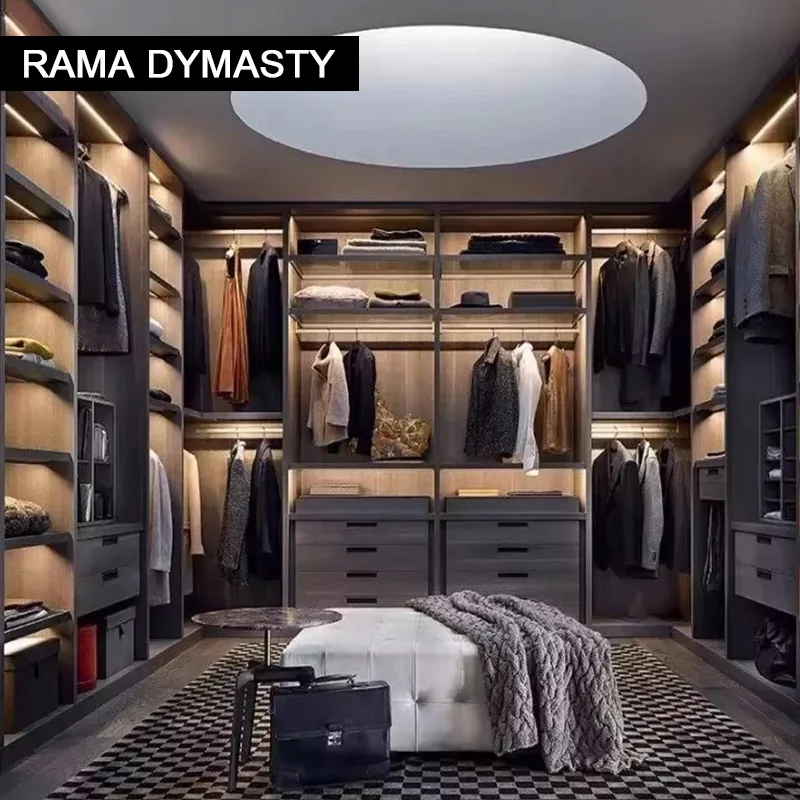 

Modern Closet Customized Showroom Closet Showroom Storage Cabinet Home Wardrobe Shopping Mall Display Cabinet