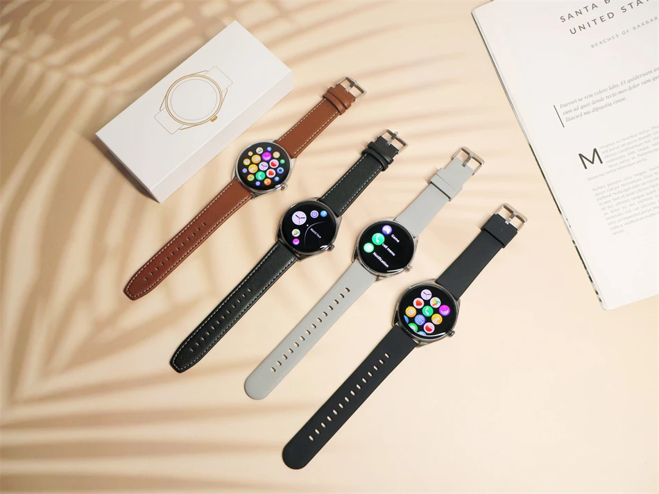 Neue ultradünne Smartwatch für Herren, AMOLED 3D-Bildschirm, immer aktuelles Zifferblatt, Sport, Fitness, wasserdicht, Herzfrequenz, Bluetooth-Anruf, Smartwatches – Detail 3