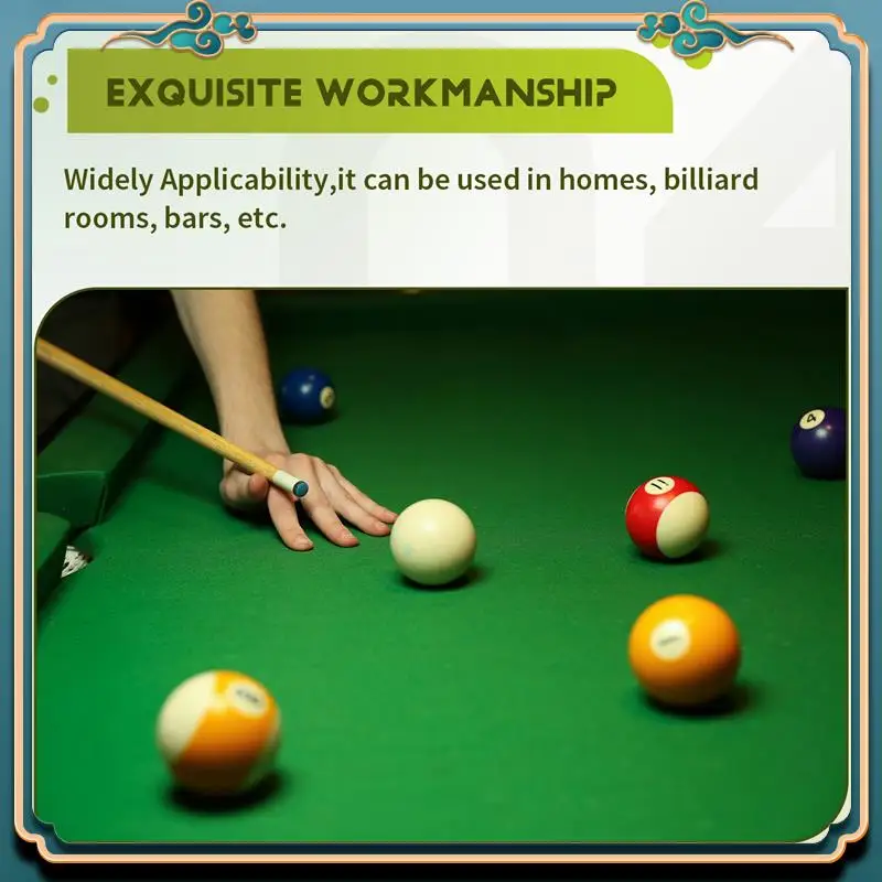 

Latest Wooden Pool Cues Billiard Pool Cues Sticks Entertainment Snooker Accessories Billiard Tools 145Cm