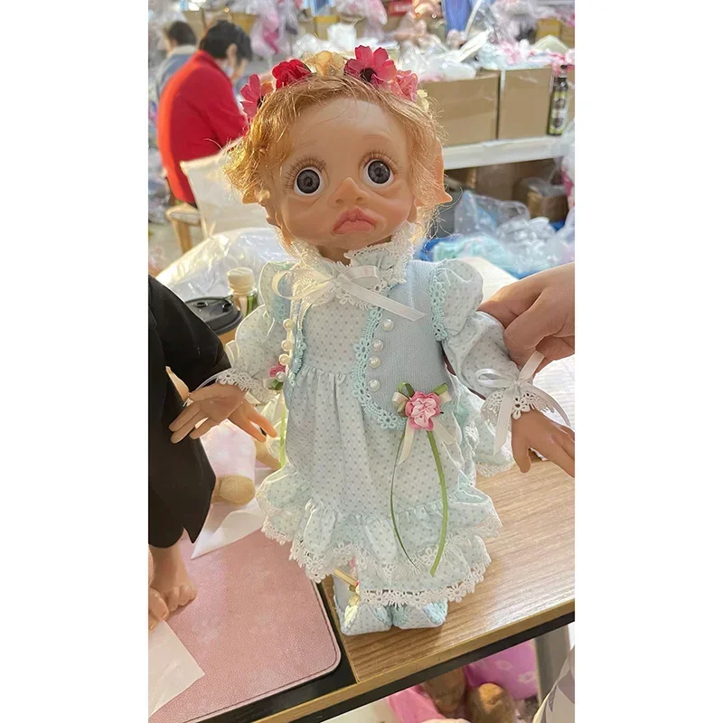 40CM Reborn Baby Doll Tinky Fairy Elf Molto carino Baby Girland Boy Girl Fatto a mano Molti dettagliati Vernice Art Doll Bambole realistiche