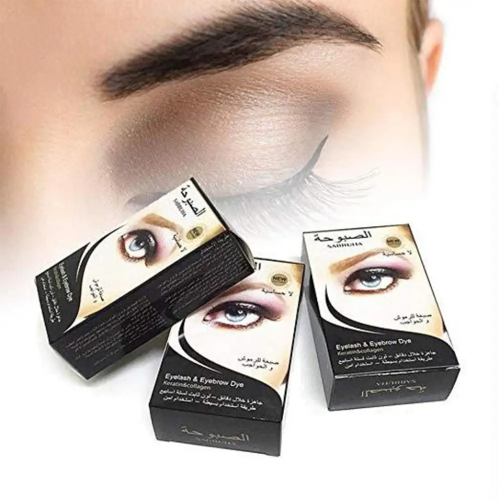 15-Minute Fast Tint Easy Dye Professional Series Eyelash Eyebrow Dye Tint Gel Eyelash Brown Black Color Tint Cream Kit