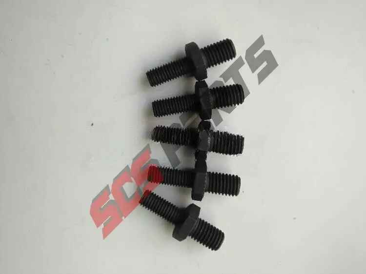 

2pcs 3682941 Studded Hexagon Cap Screw Fit Cummins Diesel Engine ISZ QSZ