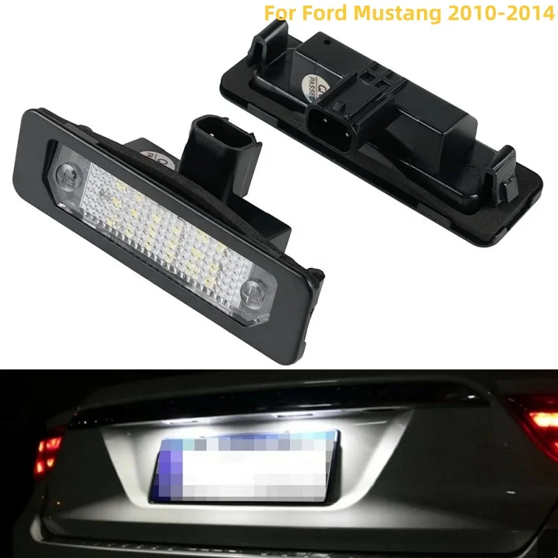 

2pcs No Error LED License Plate Light Taillight For Ford Mustang 2010-2014 Flex Focus Fusion Taurus 2010-2018 Mercury Milan