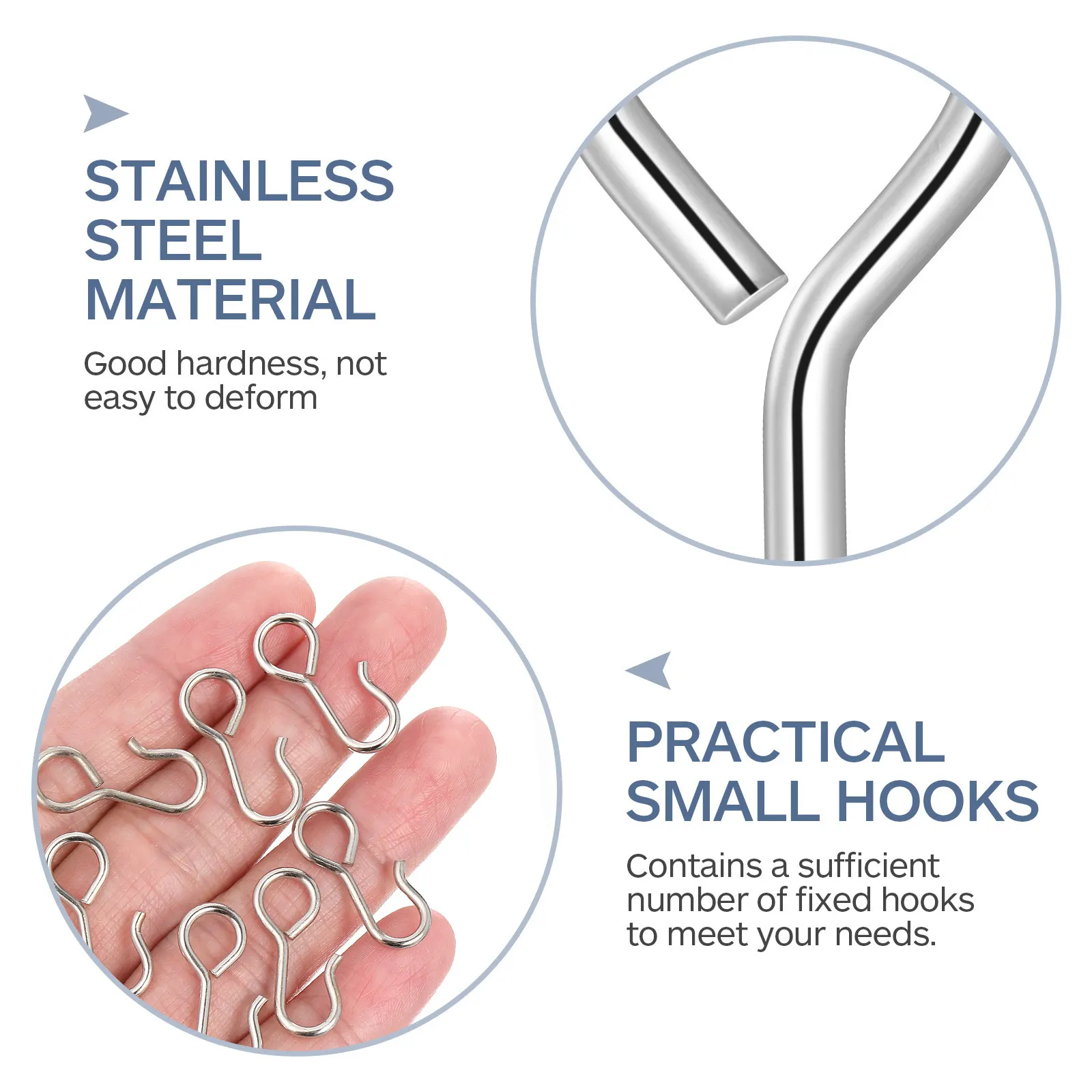 

50 шт. крючков-креплений для чехлов автомобильных сидений, аксессуар для крепления на задний подголовник, серебристые автомобильные вешалки