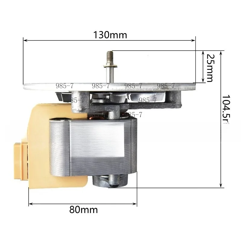 Motor Oven Insulation Food Truck High Temperature Resistance With Insulation H Class Motor Fan 1PC New J238-150-15405