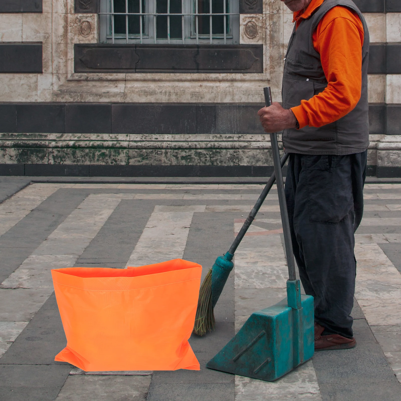 

Thickened Oxford Cloth Windproof Garbage Sanitation Tool Trash Picking Dustpan Type Garden Bag Replacement Dustpan Bag Heavy