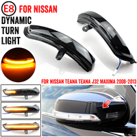 Dynamic Turn Signal Light LED Rearview Mirror Blinker For Nissan Altima Teana L33 Sylphy Sentra B17 Tiida Pulsar C13