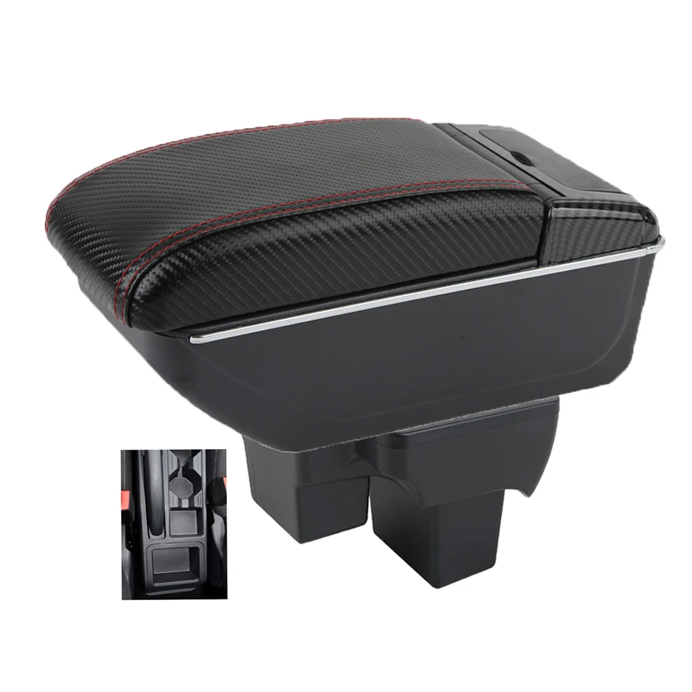 Auto VW Polo Nivus Novo Virtus Armsteunbox middenconsole opbergkoffer bestuurder elleboogsteun