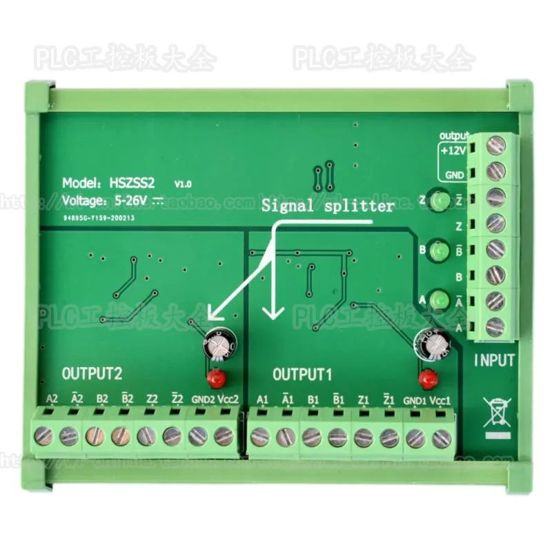 Encoder pulse signal distributor / synchronization signal extension / Polaris rimss2 pulse splitter