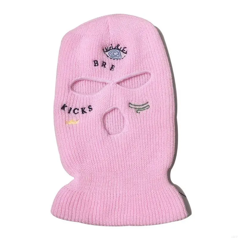 قناع وجه كامل من نسيج بالاكلافا ذو 3 فتحات مبتكر للمشي لمسافات طويلة وتسلق الجبال #5