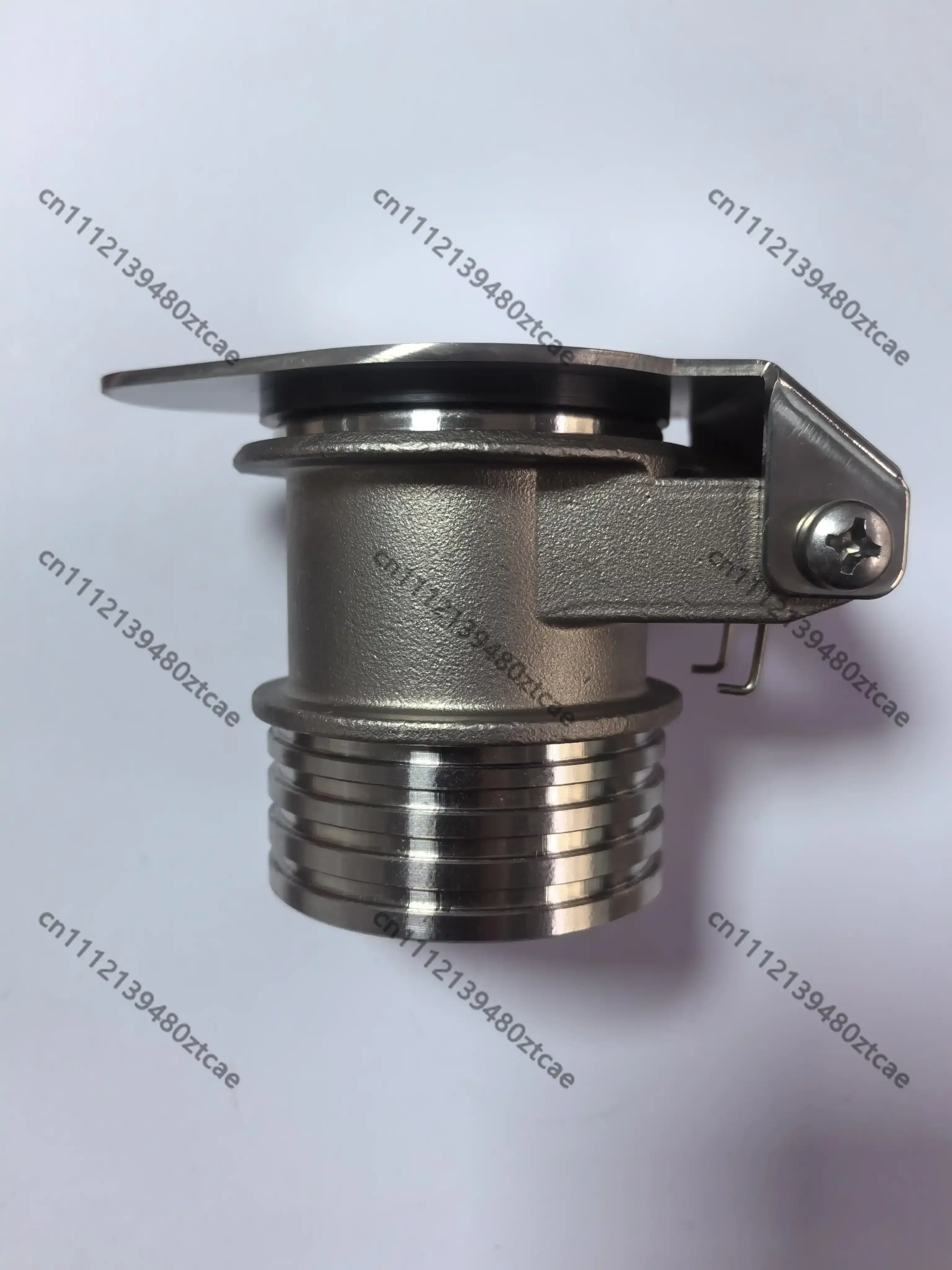 Stainless Steel Vacuum Suction Wall Valve Pipe End Connection Fitting For Vacuum System