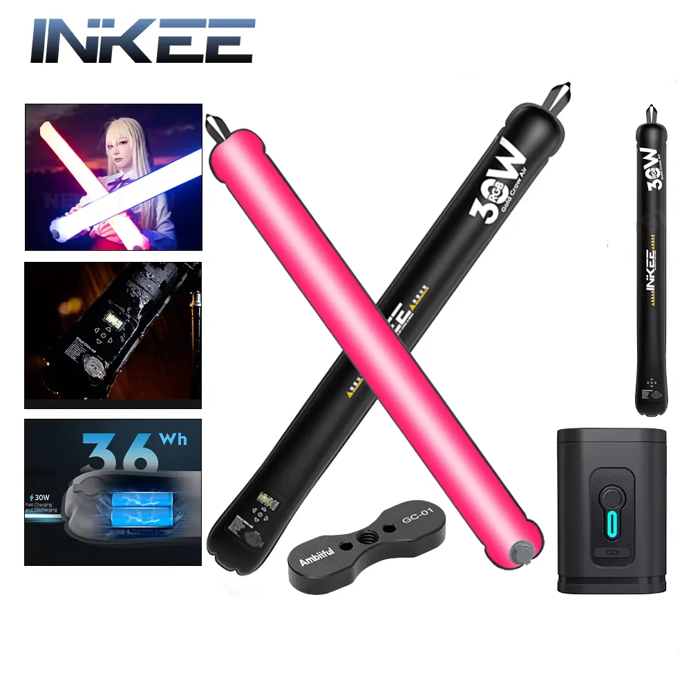 INKEE 30W GCA30C ゴールドクロウ エア30C RGBチューブライト 2000K