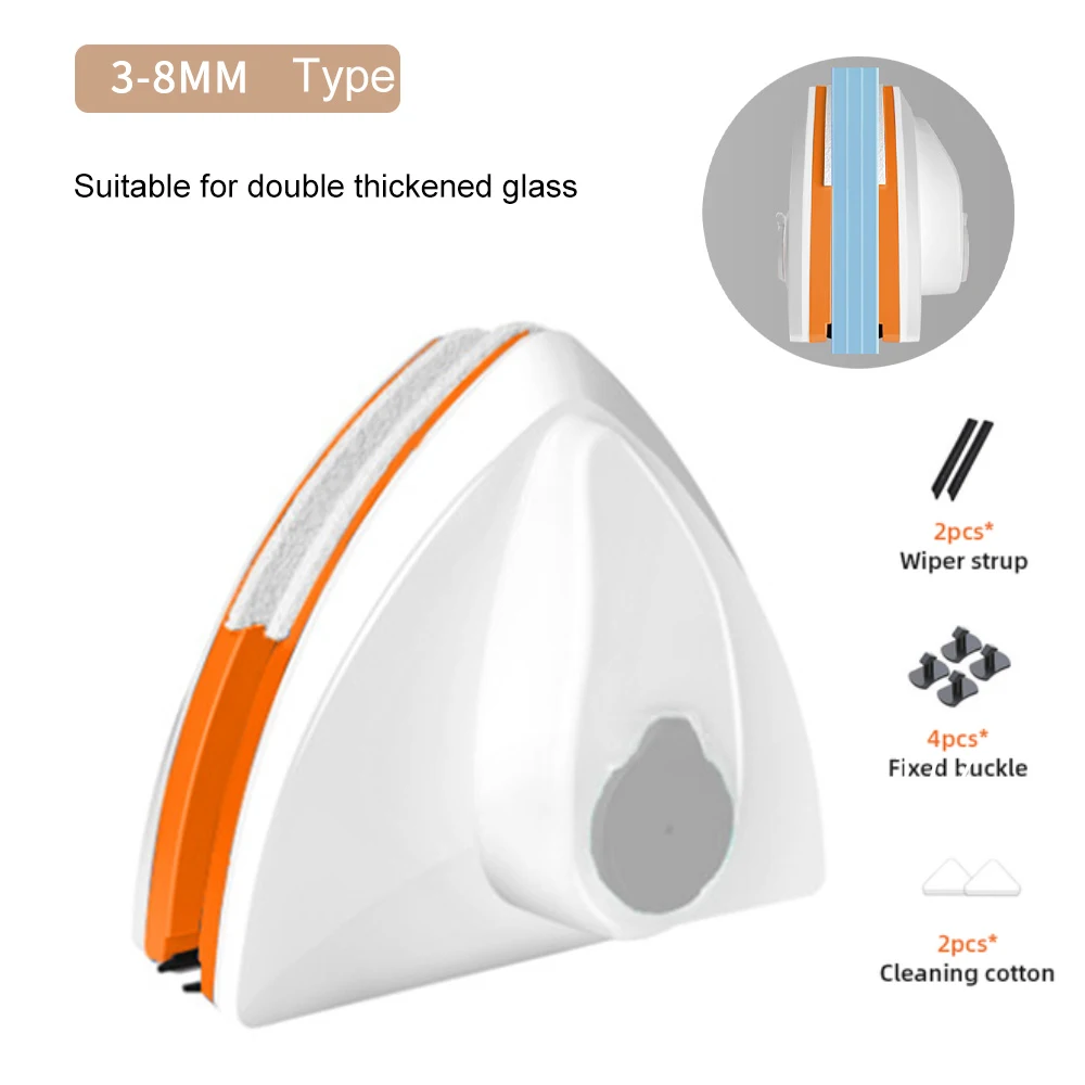 ممحاة الزجاج المغناطيسية القابلة للتعديل، ممحاة الزجاج، ممسحة منظف النوافذ المنزلية على الوجهين