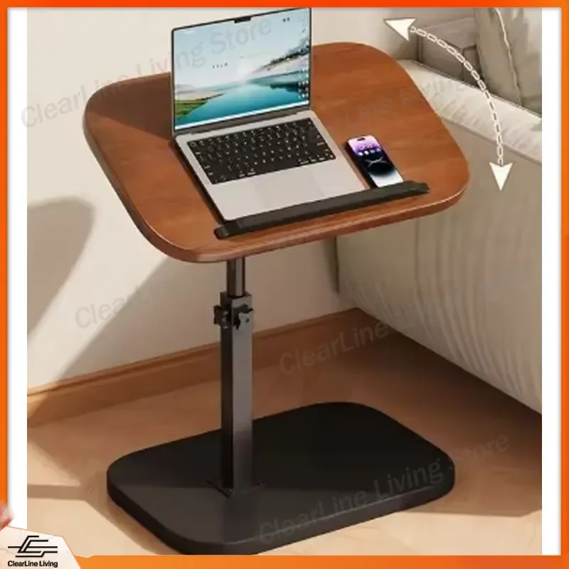 Adjustable Retractable Folding Computer Desk Modern Minimalist Design with Detachable Lift Function for Bedroom Study Office