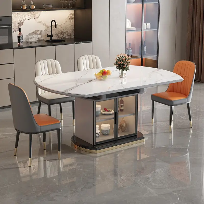Luxury Stone Table for Apartment Durable Build Reliable Performance Non-Slip Feet Easy Assembly Smooth Surface Modern Design