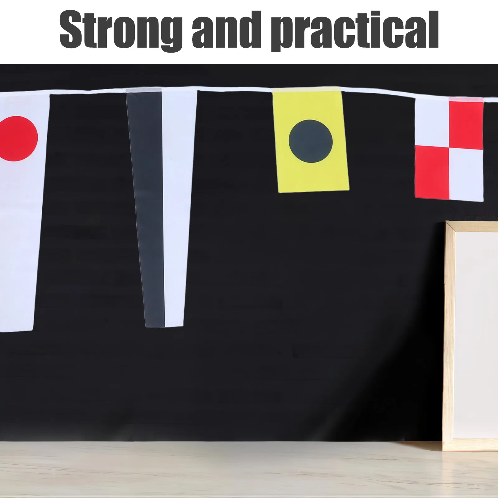 International Durable Marine Weather Resistant Code Banner Set Boat Ship Navy Decoration Vivid Colors Long Lasting Party