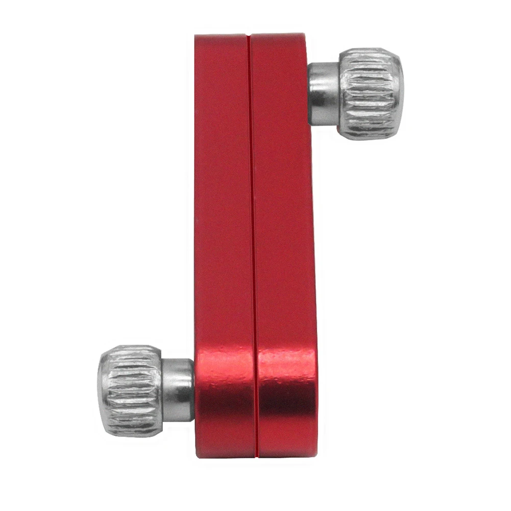 Long-lasting Practical Universial Stainless Positioning Block Steel Ruler Measuring Tool DIY Red Aluminum Alloy