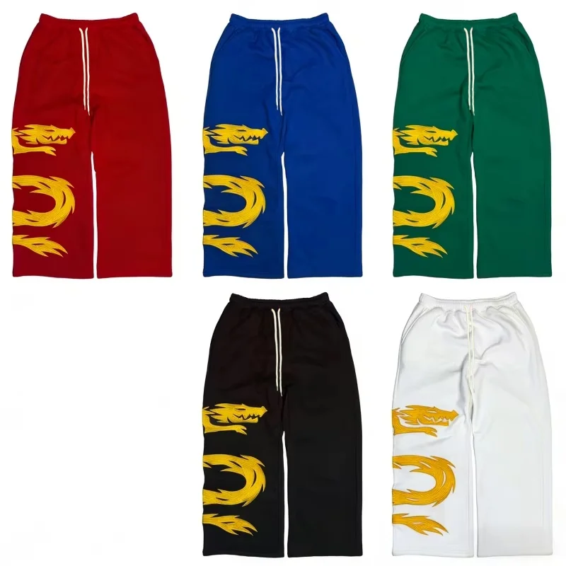 2026 Y2K Anime High Street Cosmetic Printed Trousers, Daily Streetwear Trendy Style, Wide-Leg Pants for Women and Children