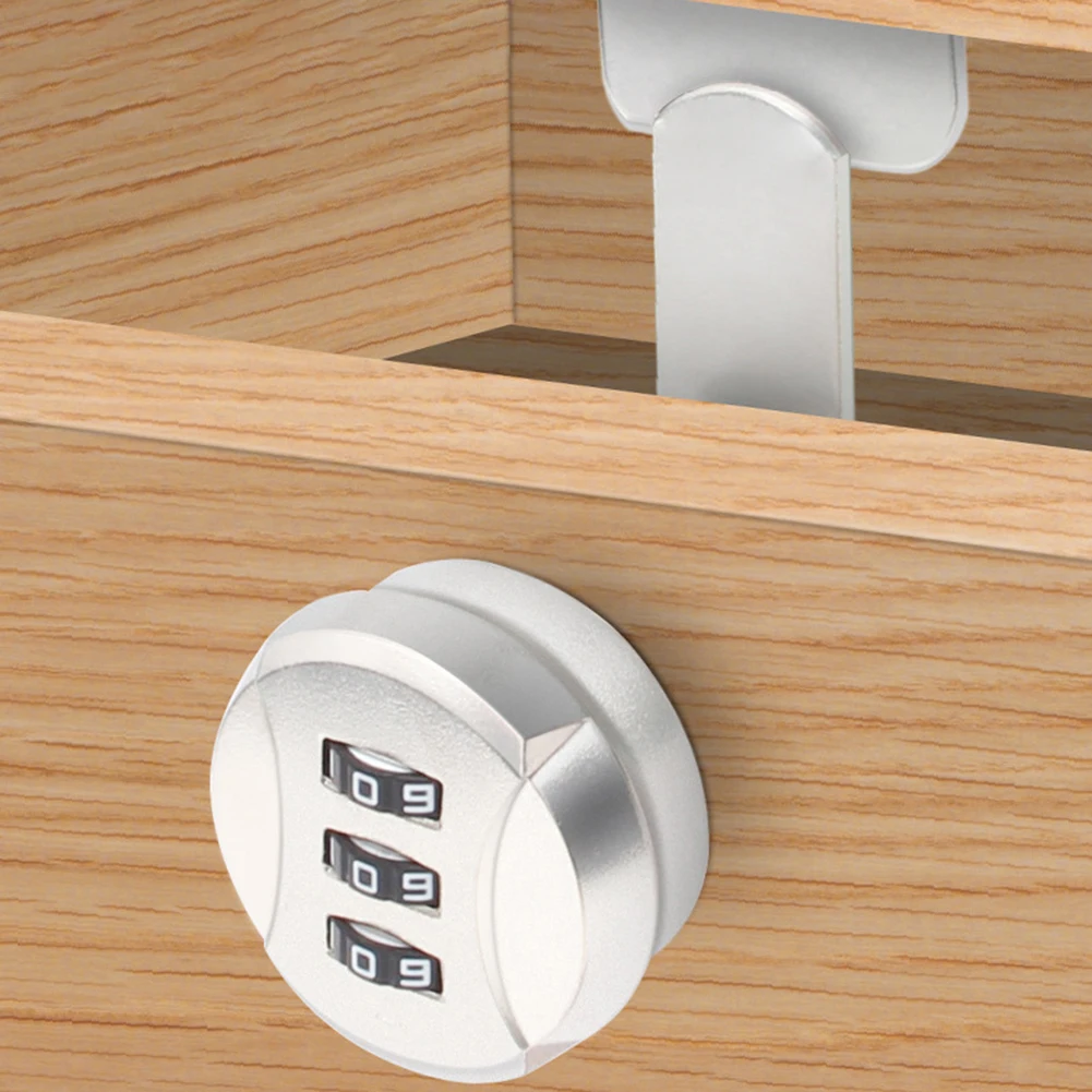 Secure Cabinet Lock Zinc Alloy Password Lock Office Use Home Security Long-lasting Material Robust Lock Construction