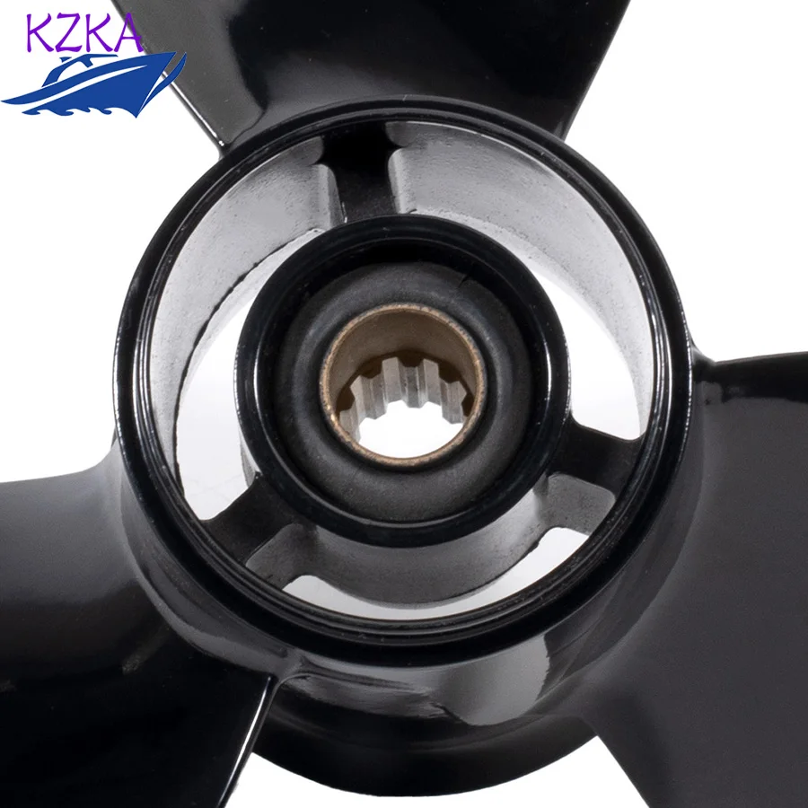 9.9x13 Outboard Propeller 346-64104 346-64104-5 For Tohatsu 20HP 25HP 30HP 3 Blades Aluminum Alloy 10 Tooth 3R0-64527-0 3R0B6452
