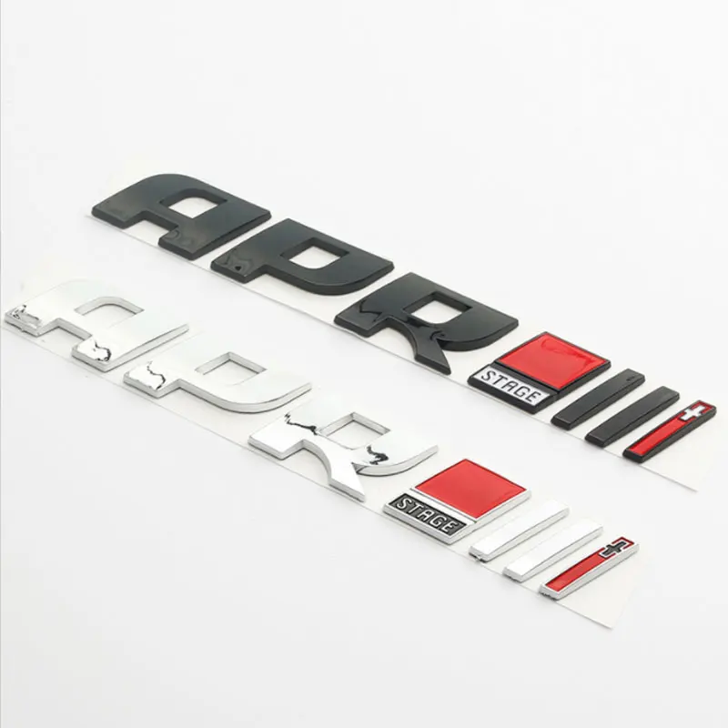 

APR for German Volkswagen Golf Alphabet APR Program Modification Phase Car Logo Decal Decoration Label Tail Label Rear Label