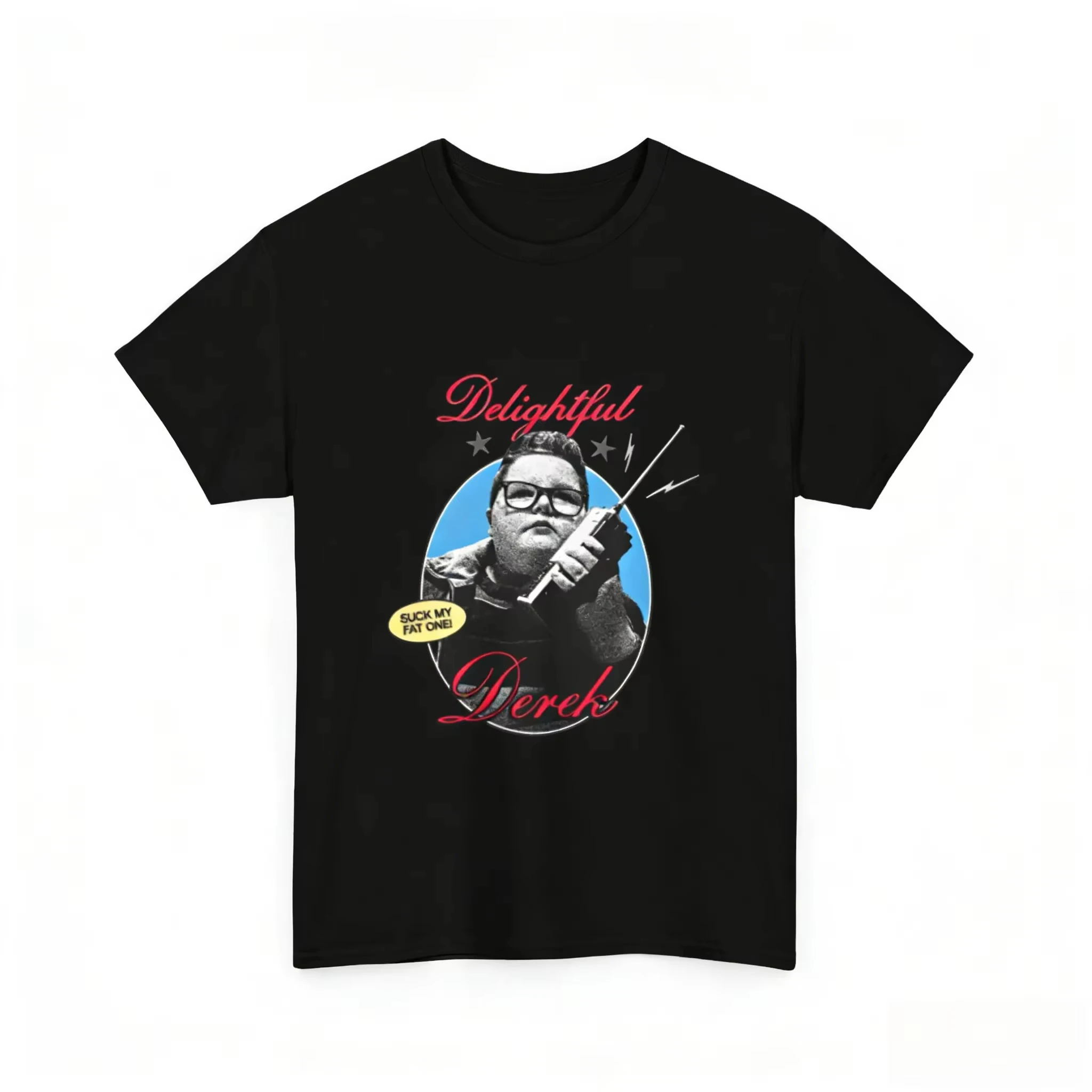 TV drama Stranger Delightful Derek Turnbow graphics 100%Cotton Tshirt unisex Vintage Fashion Short Sleeve Men's shirt Streetwear