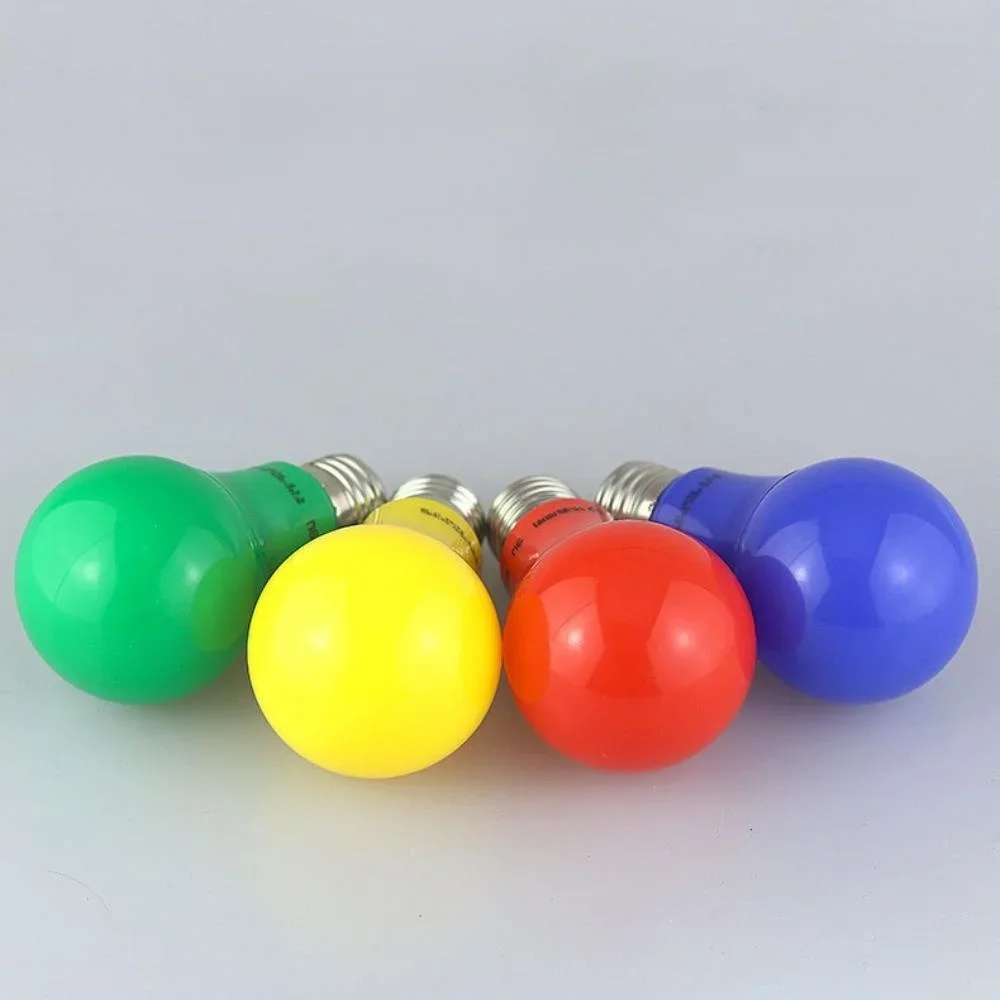 Multiclour Led Bulb Lamp E27 Colorful Light Flashlight Globe Bulbs Home Decor Lamp Festive Light