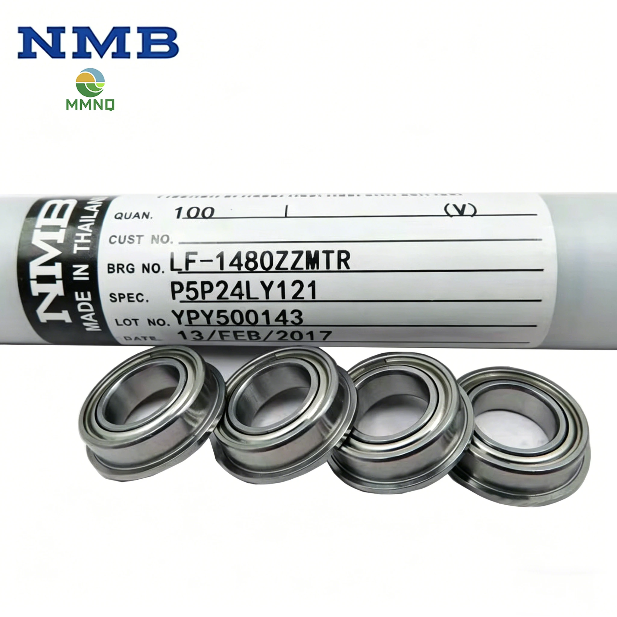 20PCS/50PCS/100PCS 8x14x4mm Miniature Flange Bearing Original NMB LF-1480ZZ MF148ZZ Dustproof Sealed Industrial Hardware Parts