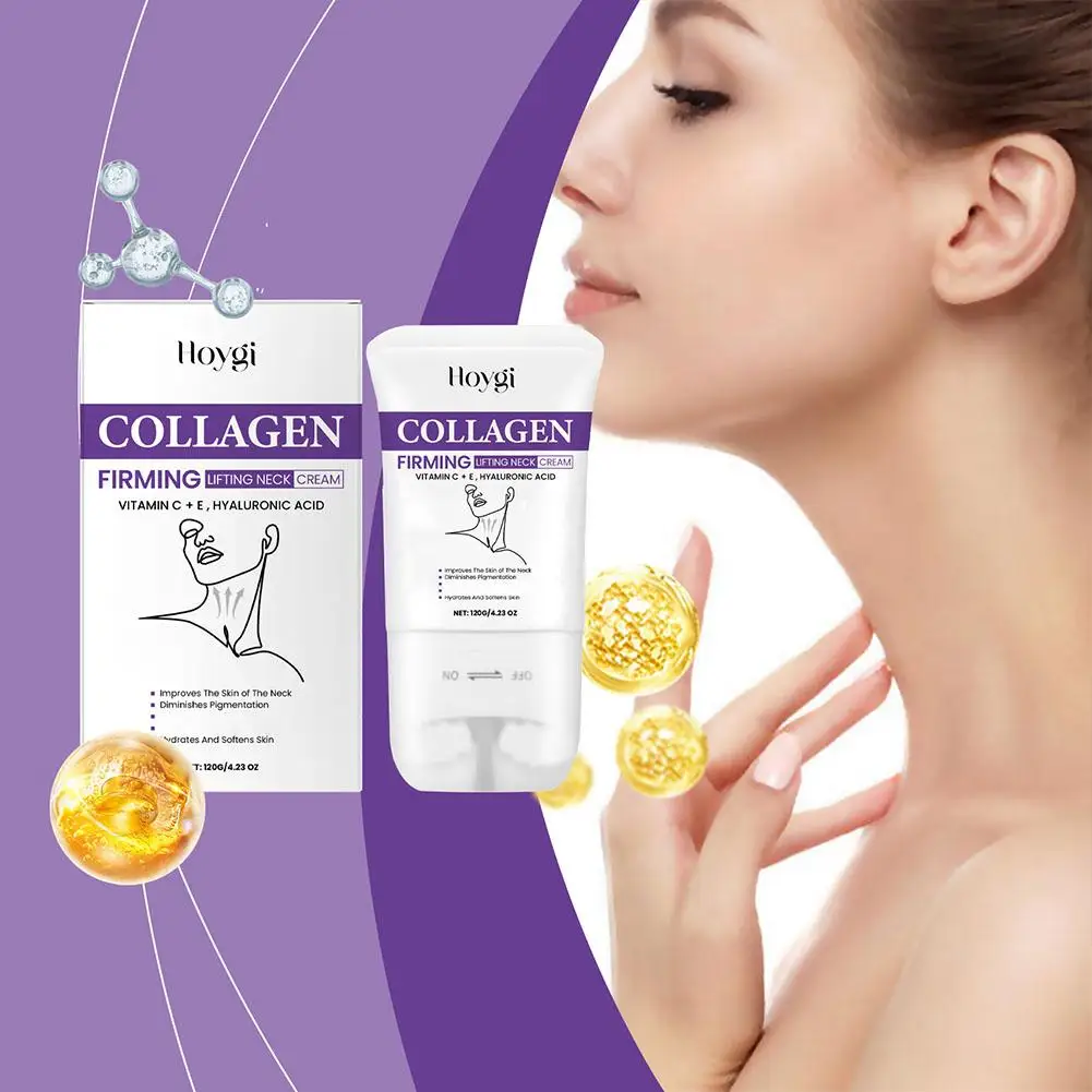 Collagen Firming Neck Cream Lifting Moisturizing Brightening Roller Message Neck Care Beauty Necks Products Cream Skin H4v0