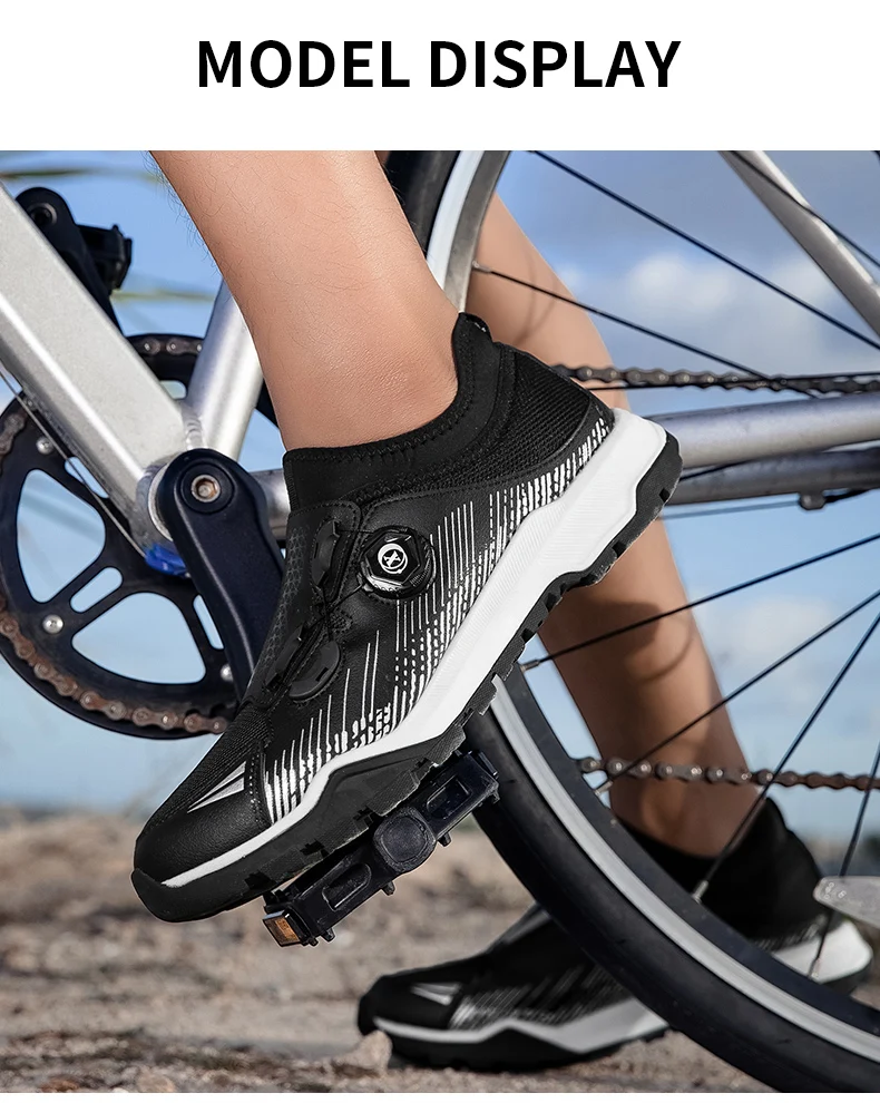 Unisex-Radsport-Sneaker MTB-Schuhe mit Herren-Spikes für Straßen- und Dirt-Bikes, flache Rennschuhe für Damen, Mountainbike-Spd-MTB-Schuhe, Zapatillas MTB – Detail 8