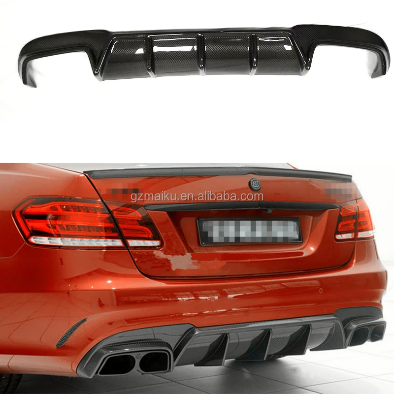 For 2013-2016  New E-Class W212 E63 Babs Rear Bumper Lip Diffuser Spoiler