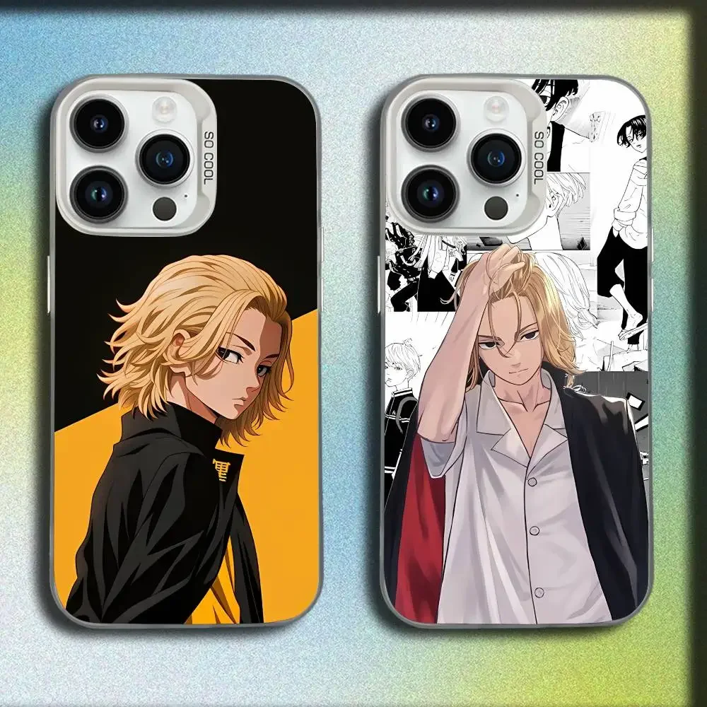 Tokyo Sano Revengers Manjiro Phone Case For iPhone 17,16,15,14,13,12,11,Pro,Max,Plus,E,SE4,Air,Mini White IMD Box