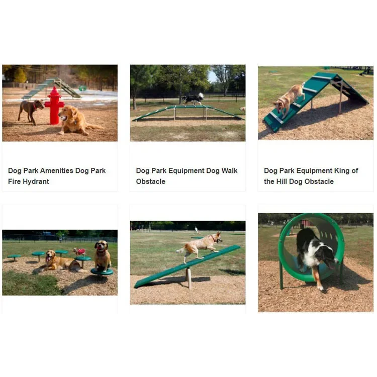 outside dog park customized equipment puppy play park agility training equipment china