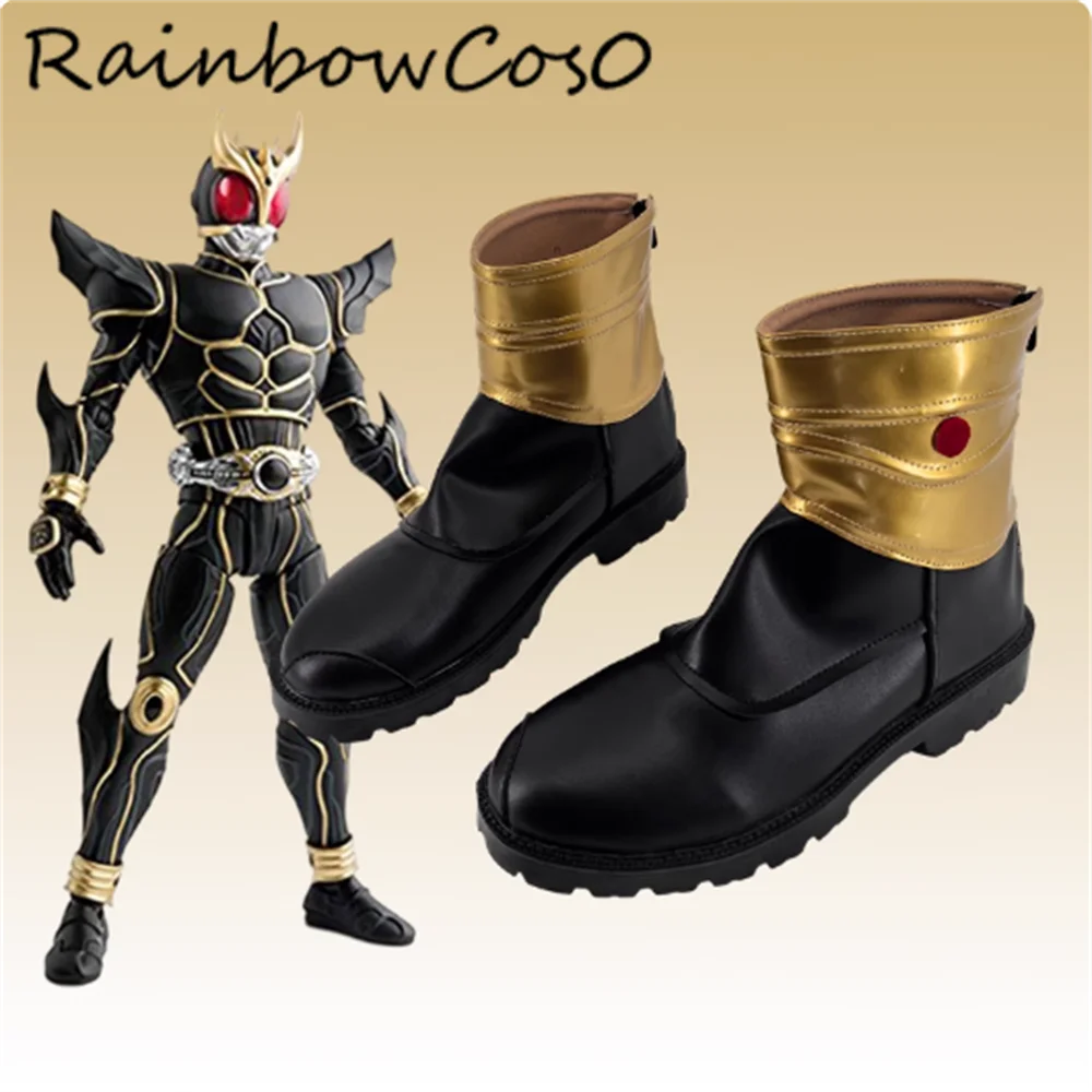 

Masked Rider Kuuga Обувь для косплея Сапоги Игра Аниме Вечеринка Хэллоуин RainbowCos0 W5092