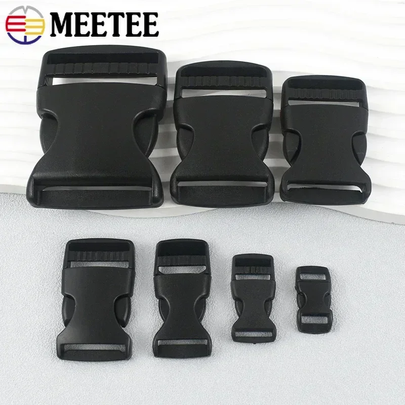 

10-20Pcs 10-50mm Plastic Quick Side Release Buckle Backpack Strap Weebing Belt Dog Collar Adjuster Clasp Clip Hook Accessories